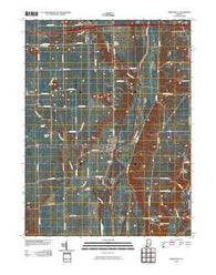 Perrysville Indiana Historical topographic map, 1:24000 scale, 7.5 X 7.5 Minute, Year 2010