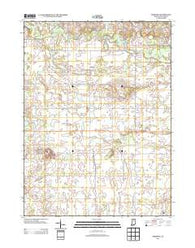 Pershing Indiana Historical topographic map, 1:24000 scale, 7.5 X 7.5 Minute, Year 2013