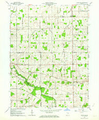 Petroleum Indiana Historical topographic map, 1:24000 scale, 7.5 X 7.5 Minute, Year 1962