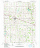 Pierceton Indiana Historical topographic map, 1:24000 scale, 7.5 X 7.5 Minute, Year 1962