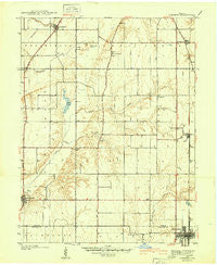 Pimento Indiana Historical topographic map, 1:24000 scale, 7.5 X 7.5 Minute, Year 1940