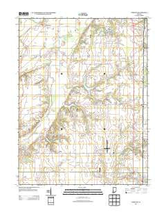 Pimento Indiana Historical topographic map, 1:24000 scale, 7.5 X 7.5 Minute, Year 2013