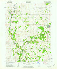 Pine Village Indiana Historical topographic map, 1:24000 scale, 7.5 X 7.5 Minute, Year 1961
