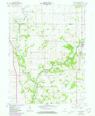 Pine Village Indiana Historical topographic map, 1:24000 scale, 7.5 X 7.5 Minute, Year 1961