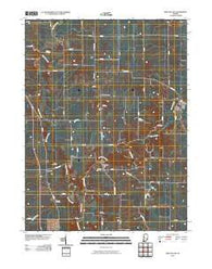 Pine Village Indiana Historical topographic map, 1:24000 scale, 7.5 X 7.5 Minute, Year 2010