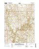 Pine Village Indiana Current topographic map, 1:24000 scale, 7.5 X 7.5 Minute, Year 2016