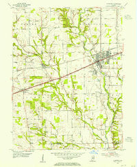 Plainfield Indiana Historical topographic map, 1:24000 scale, 7.5 X 7.5 Minute, Year 1953