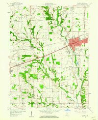 Plainfield Indiana Historical topographic map, 1:24000 scale, 7.5 X 7.5 Minute, Year 1959