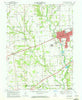 Plainfield Indiana Historical topographic map, 1:24000 scale, 7.5 X 7.5 Minute, Year 1970