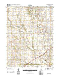 Plainfield Indiana Historical topographic map, 1:24000 scale, 7.5 X 7.5 Minute, Year 2013