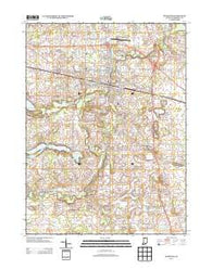 Plymouth Indiana Historical topographic map, 1:24000 scale, 7.5 X 7.5 Minute, Year 2013