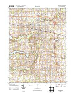 Plymouth Indiana Historical topographic map, 1:24000 scale, 7.5 X 7.5 Minute, Year 2013
