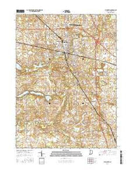 Plymouth Indiana Current topographic map, 1:24000 scale, 7.5 X 7.5 Minute, Year 2016