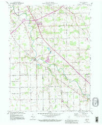 Poe Indiana Historical topographic map, 1:24000 scale, 7.5 X 7.5 Minute, Year 1994