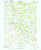 Poe Indiana Historical topographic map, 1:24000 scale, 7.5 X 7.5 Minute, Year 1962