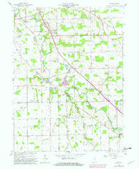 Poe Indiana Historical topographic map, 1:24000 scale, 7.5 X 7.5 Minute, Year 1962