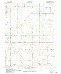 Point Isabel Indiana Historical topographic map, 1:24000 scale, 7.5 X 7.5 Minute, Year 1960