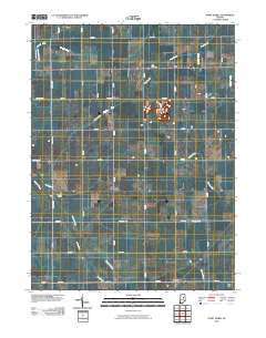 Point Isabel Indiana Historical topographic map, 1:24000 scale, 7.5 X 7.5 Minute, Year 2010
