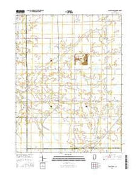 Point Isabel Indiana Current topographic map, 1:24000 scale, 7.5 X 7.5 Minute, Year 2016