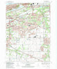 Portage Indiana Historical topographic map, 1:24000 scale, 7.5 X 7.5 Minute, Year 1992