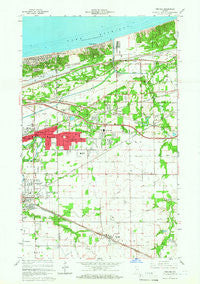 Portage Indiana Historical topographic map, 1:24000 scale, 7.5 X 7.5 Minute, Year 1960