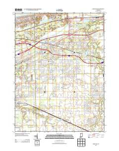 Portage Indiana Historical topographic map, 1:24000 scale, 7.5 X 7.5 Minute, Year 2013