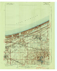 Porter Indiana Historical topographic map, 1:62500 scale, 15 X 15 Minute, Year 1940