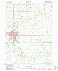 Portland Indiana Historical topographic map, 1:24000 scale, 7.5 X 7.5 Minute, Year 1960