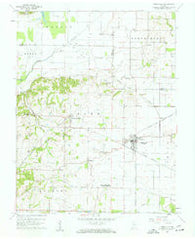 Poseyville Indiana Historical topographic map, 1:24000 scale, 7.5 X 7.5 Minute, Year 1959