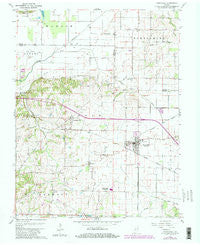 Poseyville Indiana Historical topographic map, 1:24000 scale, 7.5 X 7.5 Minute, Year 1959