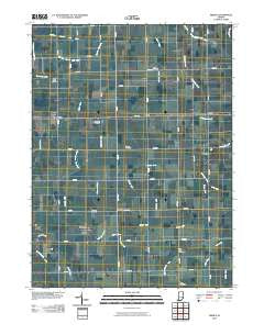 Preble Indiana Historical topographic map, 1:24000 scale, 7.5 X 7.5 Minute, Year 2010