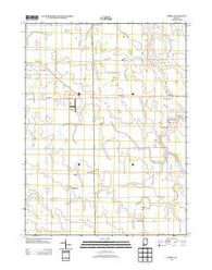 Preble Indiana Historical topographic map, 1:24000 scale, 7.5 X 7.5 Minute, Year 2013