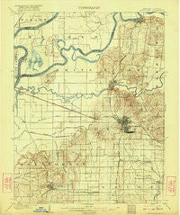 Princeton Indiana Historical topographic map, 1:62500 scale, 15 X 15 Minute, Year 1903