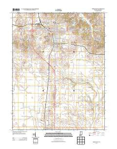 Princeton Indiana Historical topographic map, 1:24000 scale, 7.5 X 7.5 Minute, Year 2013