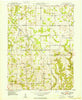Quincy Indiana Historical topographic map, 1:24000 scale, 7.5 X 7.5 Minute, Year 1949