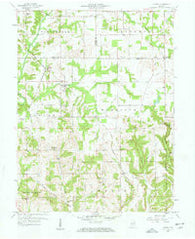 Quincy Indiana Historical topographic map, 1:24000 scale, 7.5 X 7.5 Minute, Year 1958