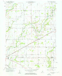 Rays Crossing Indiana Historical topographic map, 1:24000 scale, 7.5 X 7.5 Minute, Year 1956