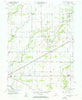 Rays Crossing Indiana Historical topographic map, 1:24000 scale, 7.5 X 7.5 Minute, Year 1956