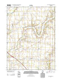 Rays Crossing Indiana Historical topographic map, 1:24000 scale, 7.5 X 7.5 Minute, Year 2013