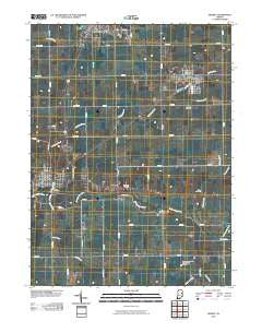 Redkey Indiana Historical topographic map, 1:24000 scale, 7.5 X 7.5 Minute, Year 2010