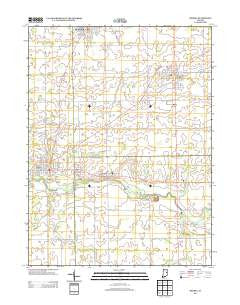 Redkey Indiana Historical topographic map, 1:24000 scale, 7.5 X 7.5 Minute, Year 2013