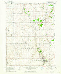 Remington Indiana Historical topographic map, 1:24000 scale, 7.5 X 7.5 Minute, Year 1963