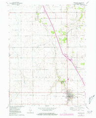 Remington Indiana Historical topographic map, 1:24000 scale, 7.5 X 7.5 Minute, Year 1963