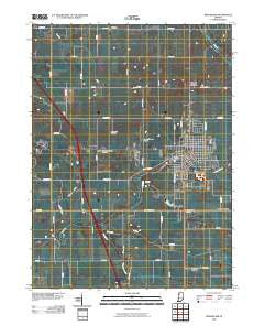Rensselaer Indiana Historical topographic map, 1:24000 scale, 7.5 X 7.5 Minute, Year 2010