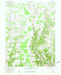 Rexville Indiana Historical topographic map, 1:24000 scale, 7.5 X 7.5 Minute, Year 1959
