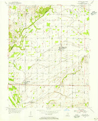 Richland Indiana Historical topographic map, 1:24000 scale, 7.5 X 7.5 Minute, Year 1954
