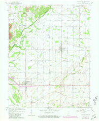 Richland City Indiana Historical topographic map, 1:24000 scale, 7.5 X 7.5 Minute, Year 1964