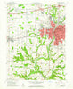 Richmond Indiana Historical topographic map, 1:24000 scale, 7.5 X 7.5 Minute, Year 1960