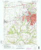 Richmond Indiana Historical topographic map, 1:24000 scale, 7.5 X 7.5 Minute, Year 1960