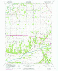Richvalley Indiana Historical topographic map, 1:24000 scale, 7.5 X 7.5 Minute, Year 1963